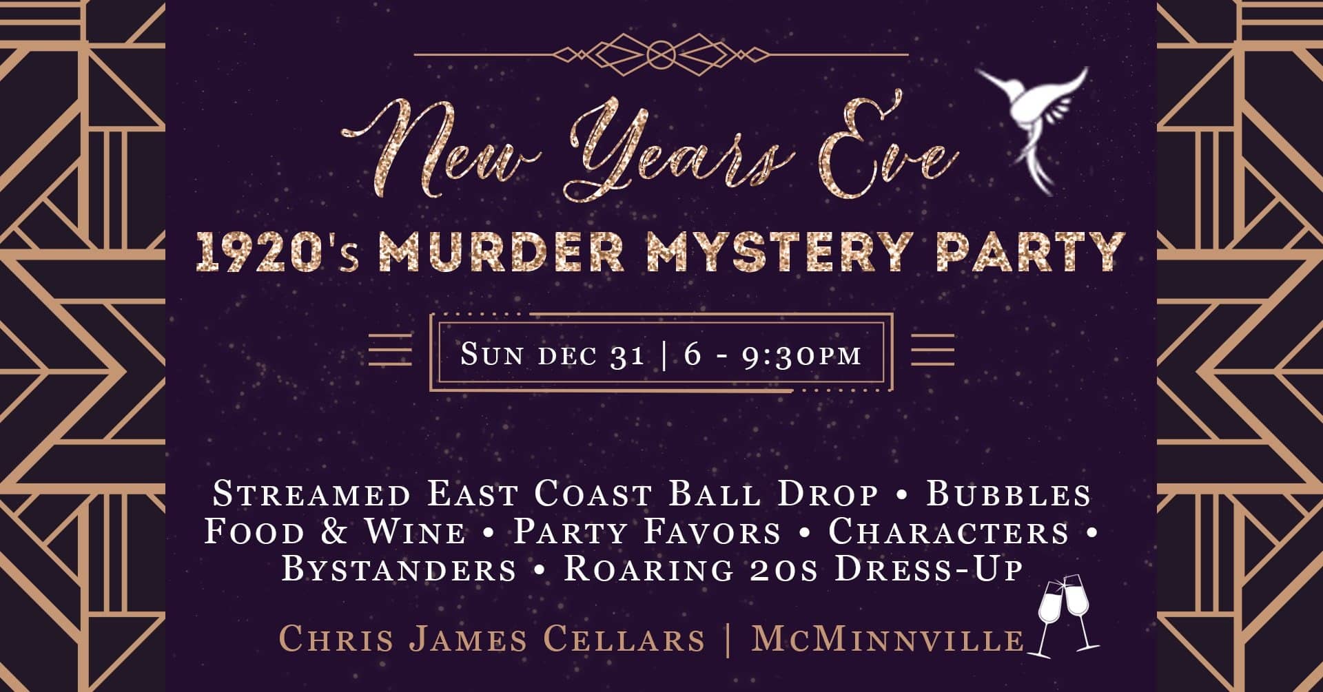 New Year’s Eve Murder Mystery Party